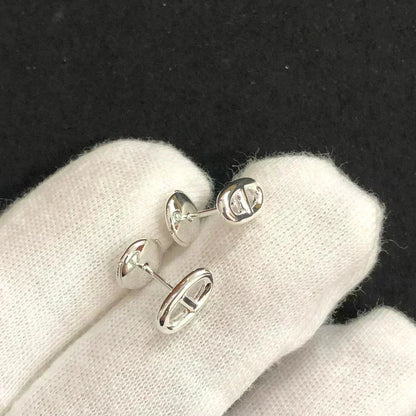 [AM]CHAINE SMALL EARRINGS GOLD AND SILVER