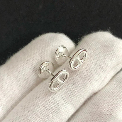 [AM]CHAINE SMALL EARRINGS GOLD AND SILVER
