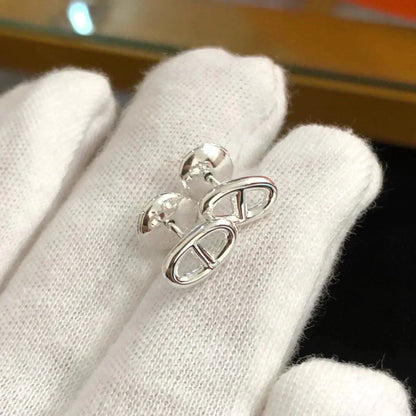 [AM]CHAINE SMALL EARRINGS GOLD AND SILVER