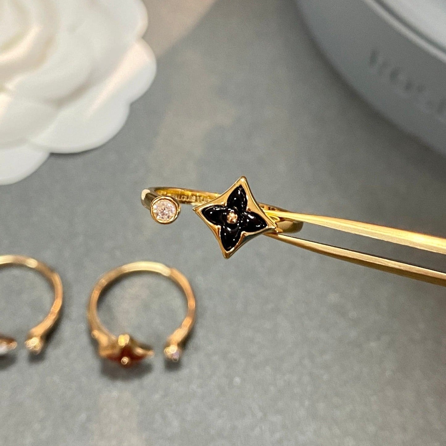 [AM]STAR 1 DIAMOND OPEN RING