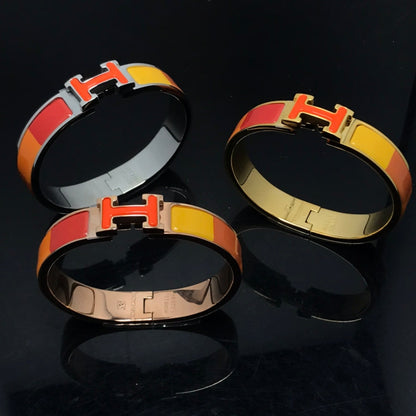 [AM]H BRACELET ORANGE RAINBOW CERAMIC