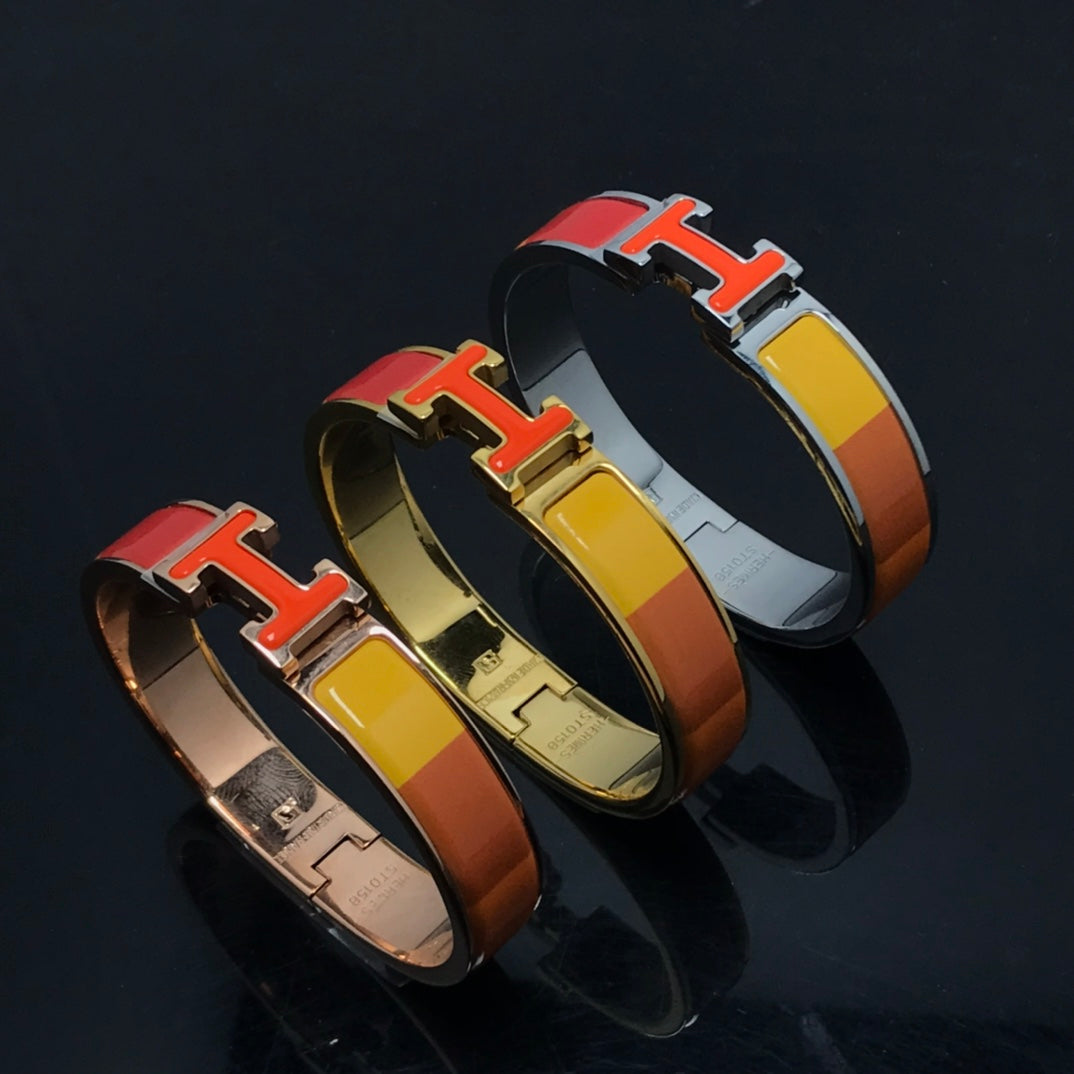 [AM]H BRACELET ORANGE RAINBOW CERAMIC