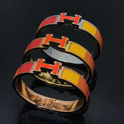 [AM]H BRACELET ORANGE RAINBOW CERAMIC