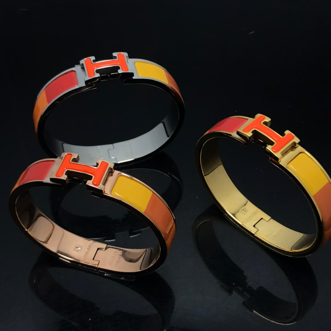 [AM]H BRACELET ORANGE RAINBOW CERAMIC