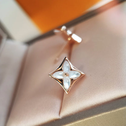 [AM]STAR MOP ROSE GOLD EARRINGS