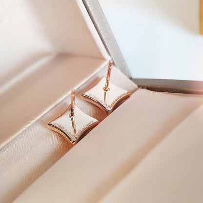 [AM]STAR MOP ROSE GOLD EARRINGS