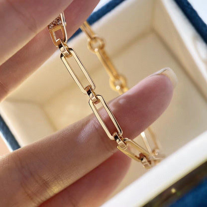 [AM]CHAINE BRACELET SMALL MODEL DIAMOND