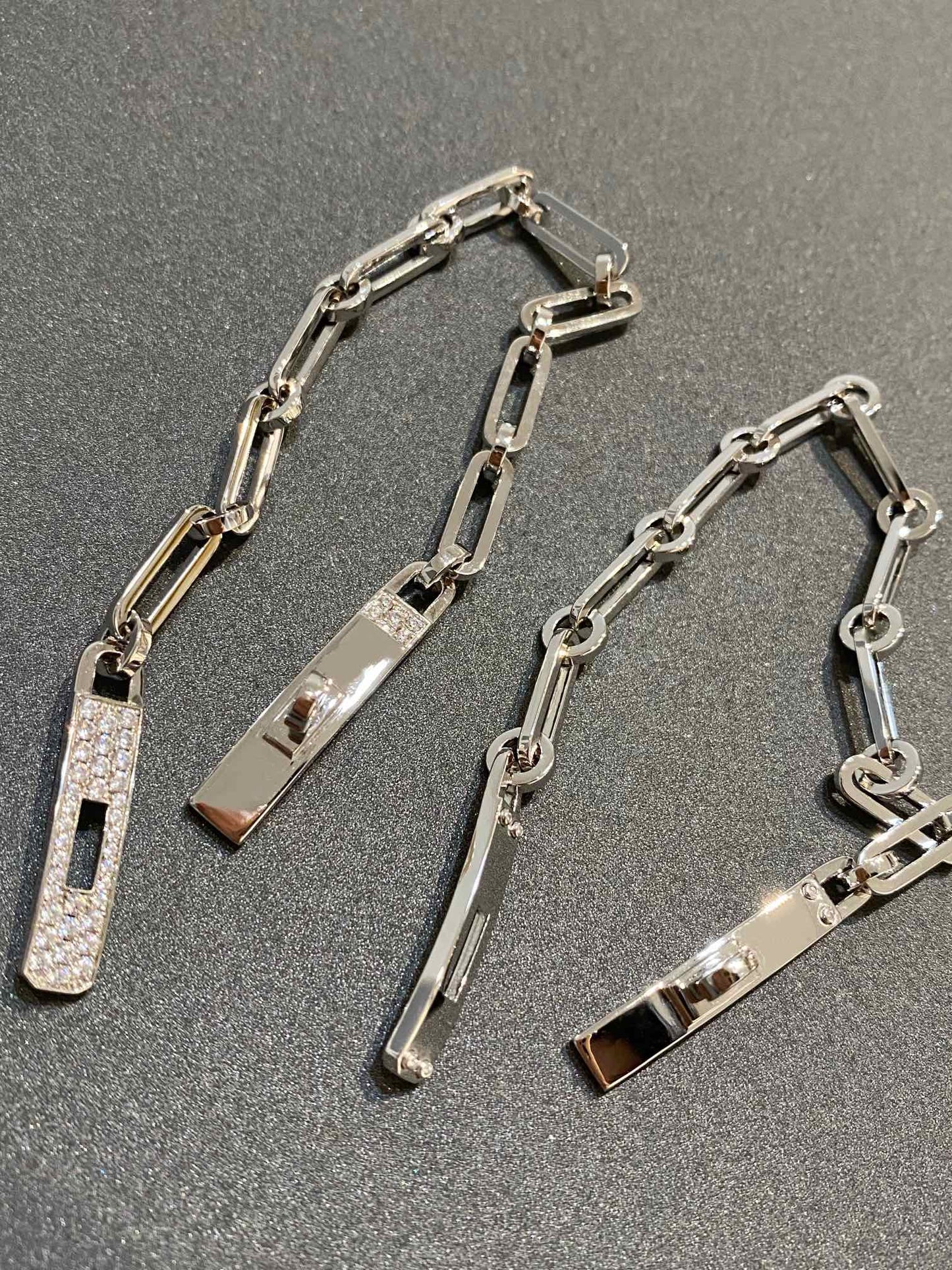 [AM]CHAINE BRACELET SMALL MODEL DIAMOND