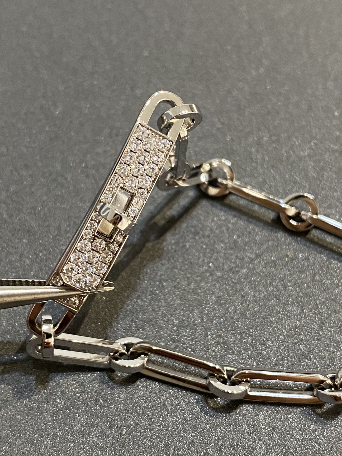 [AM]CHAINE BRACELET SMALL MODEL DIAMOND