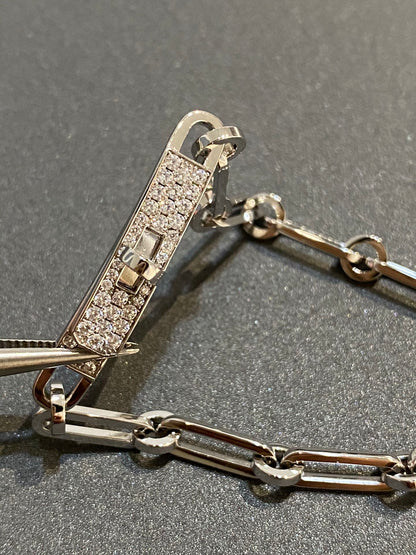 [AM]CHAINE BRACELET SMALL MODEL DIAMOND