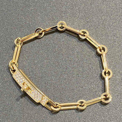 [AM]CHAINE BRACELET SMALL MODEL DIAMOND