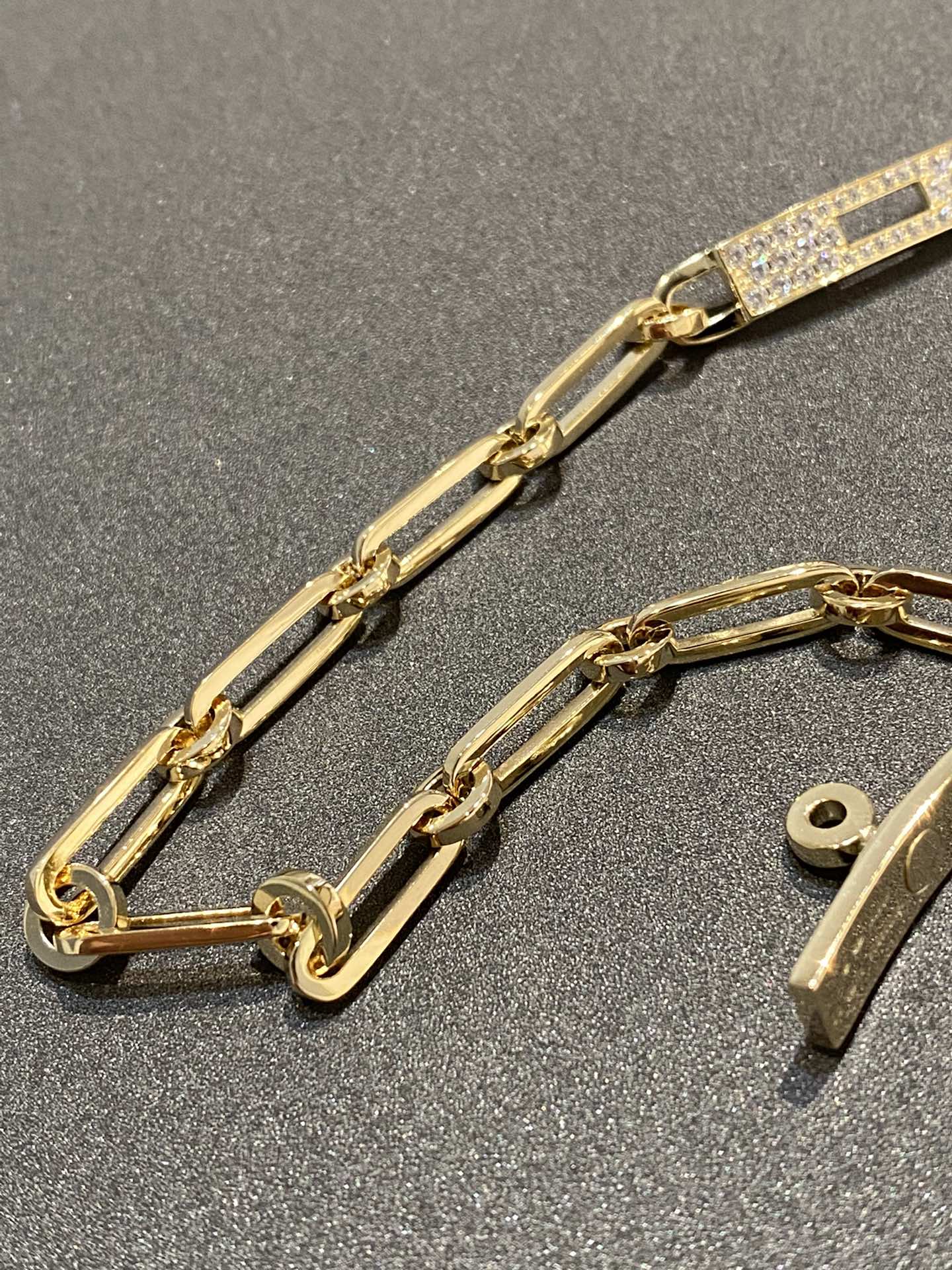 [AM]CHAINE BRACELET SMALL MODEL DIAMOND