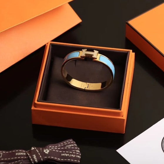 [AM]H CLOUD BLUE BRACELET GOLD DIAMOND