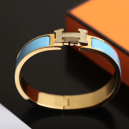 [AM]H CLOUD BLUE BRACELET GOLD DIAMOND