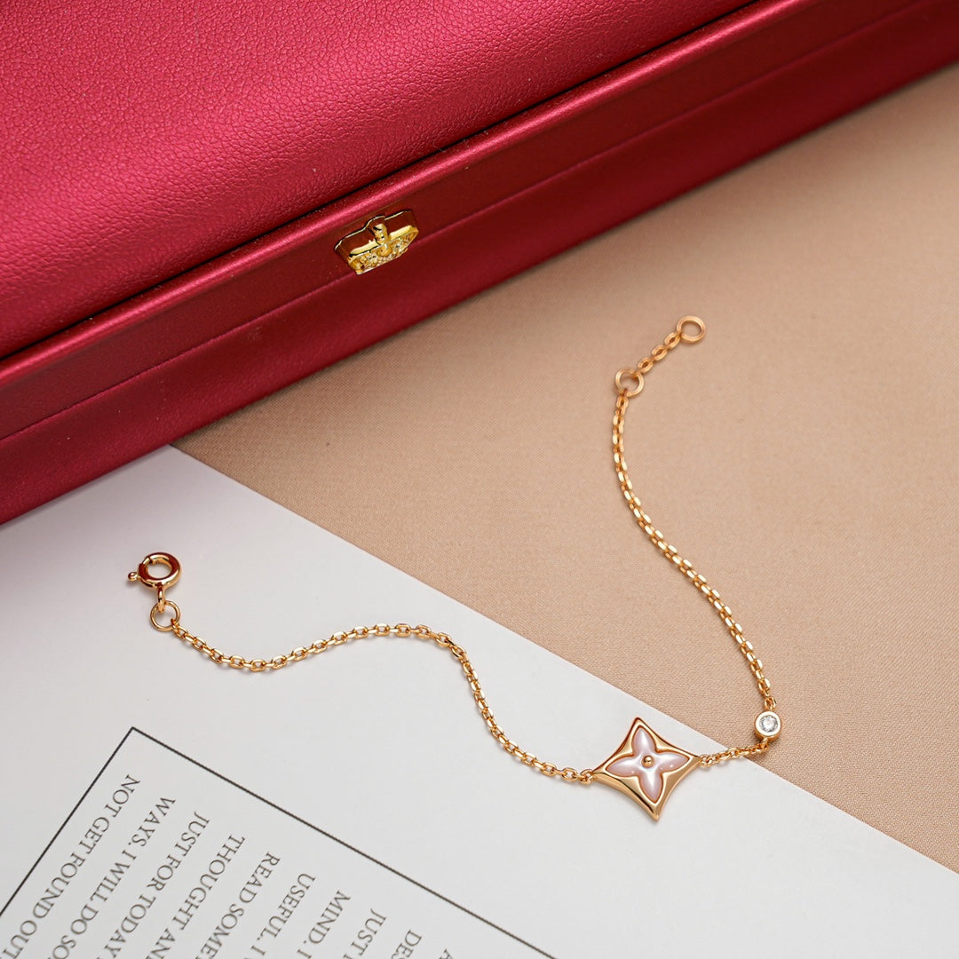 [AM]STAR 1 DIAMOND ROSE GOLD BRACELET