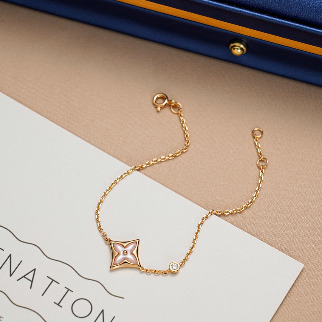 [AM]STAR 1 DIAMOND ROSE GOLD BRACELET