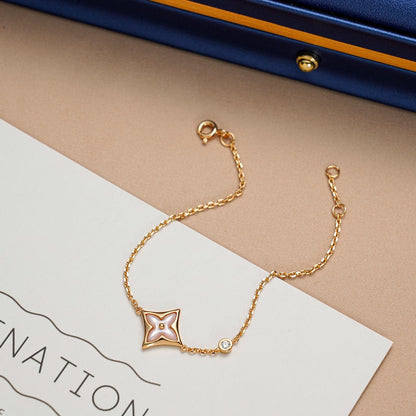 [AM]STAR 1 DIAMOND ROSE GOLD BRACELET