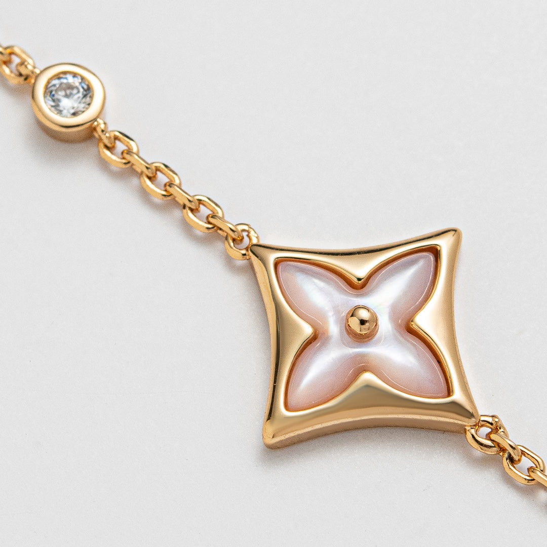 [AM]STAR 1 DIAMOND ROSE GOLD BRACELET