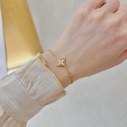 [AM]STAR 1 DIAMOND ROSE GOLD BRACELET