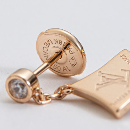[AM]STAR DIAMONDS EARRINGS GOLD