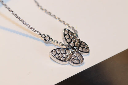[AM]BUTTERFLY DIAMOND CHARM NECKLACE
