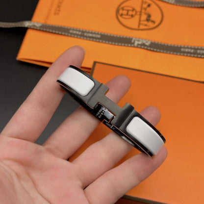 [AM]H BRACELET 12MM BLACK WHITE CERAMIC