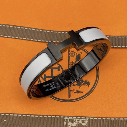 [AM]H BRACELET 12MM BLACK WHITE CERAMIC