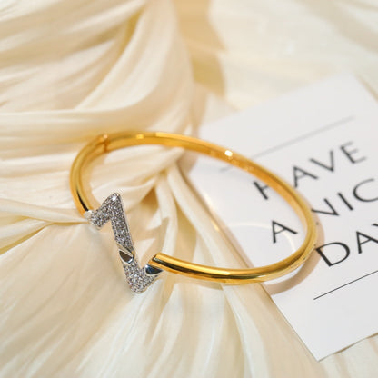 [AM]VOLTE UPSITE DOWN GOLD DIAMOND BRACELET