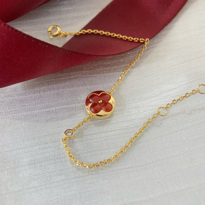 [AM]SUN PEDANT CARNELIAN BRACELET