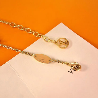 [AM]LOGO STAR MOTIF GOLD BRACELET