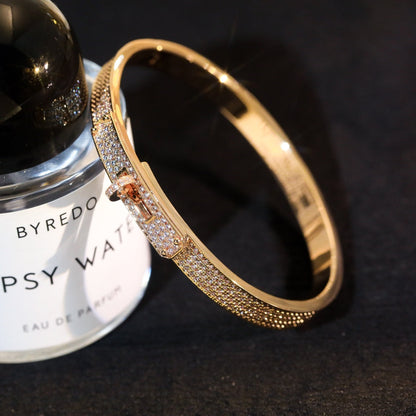 [AM]KELLY BRACELET DIAMOND PAVED