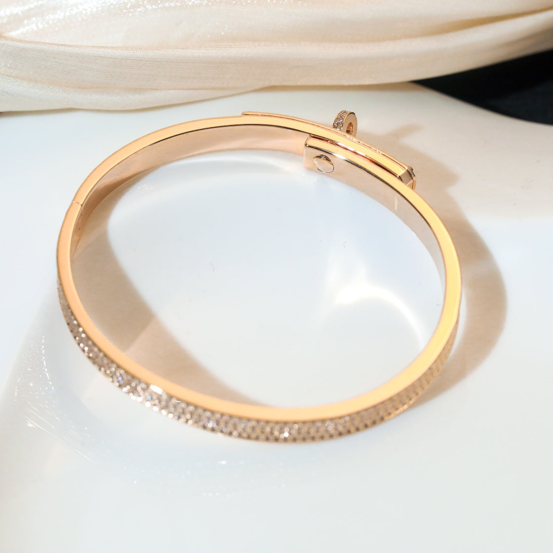 [AM]KELLY BRACELET DIAMOND PAVED