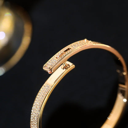 [AM]KELLY BRACELET DIAMOND PAVED