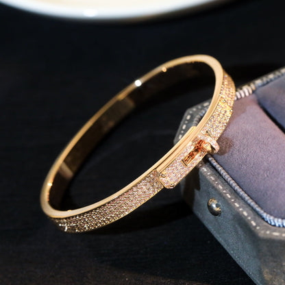 [AM]KELLY BRACELET DIAMOND PAVED