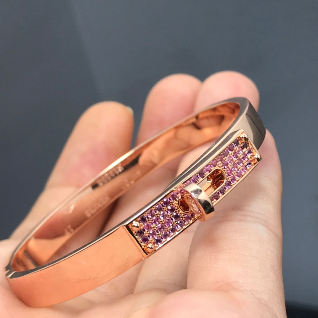 [AM]KELLY BRACELET PINK DIAMOND
