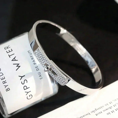 [AM]KELLY SILVER DIAMOND BRACELET