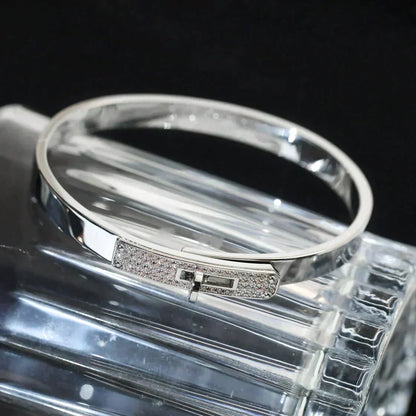 [AM]KELLY SILVER DIAMOND BRACELET