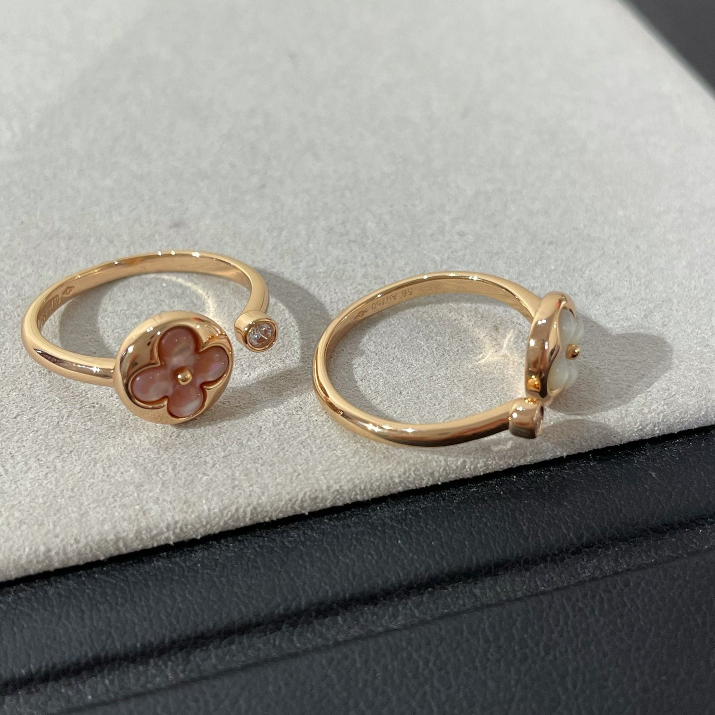 [AM]SUN 1 DIAMOND PINK MOP RING