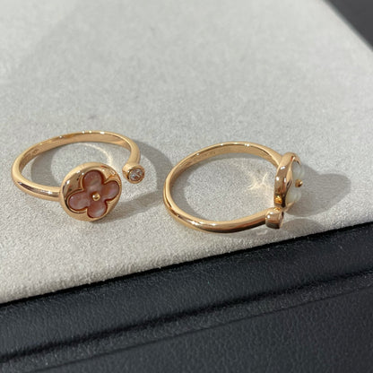 [AM]SUN 1 DIAMOND PINK MOP RING