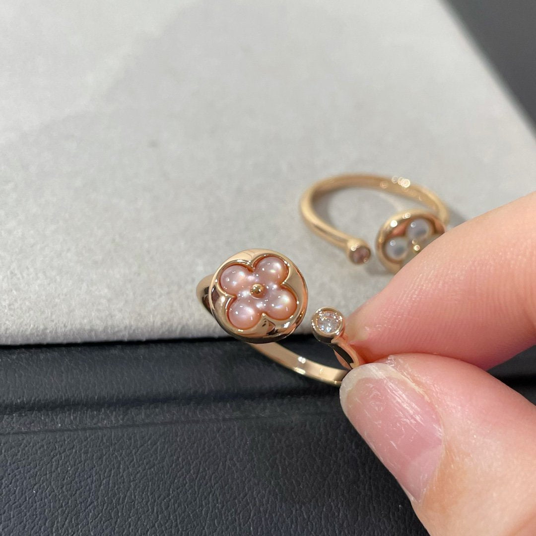 [AM]SUN 1 DIAMOND PINK MOP RING