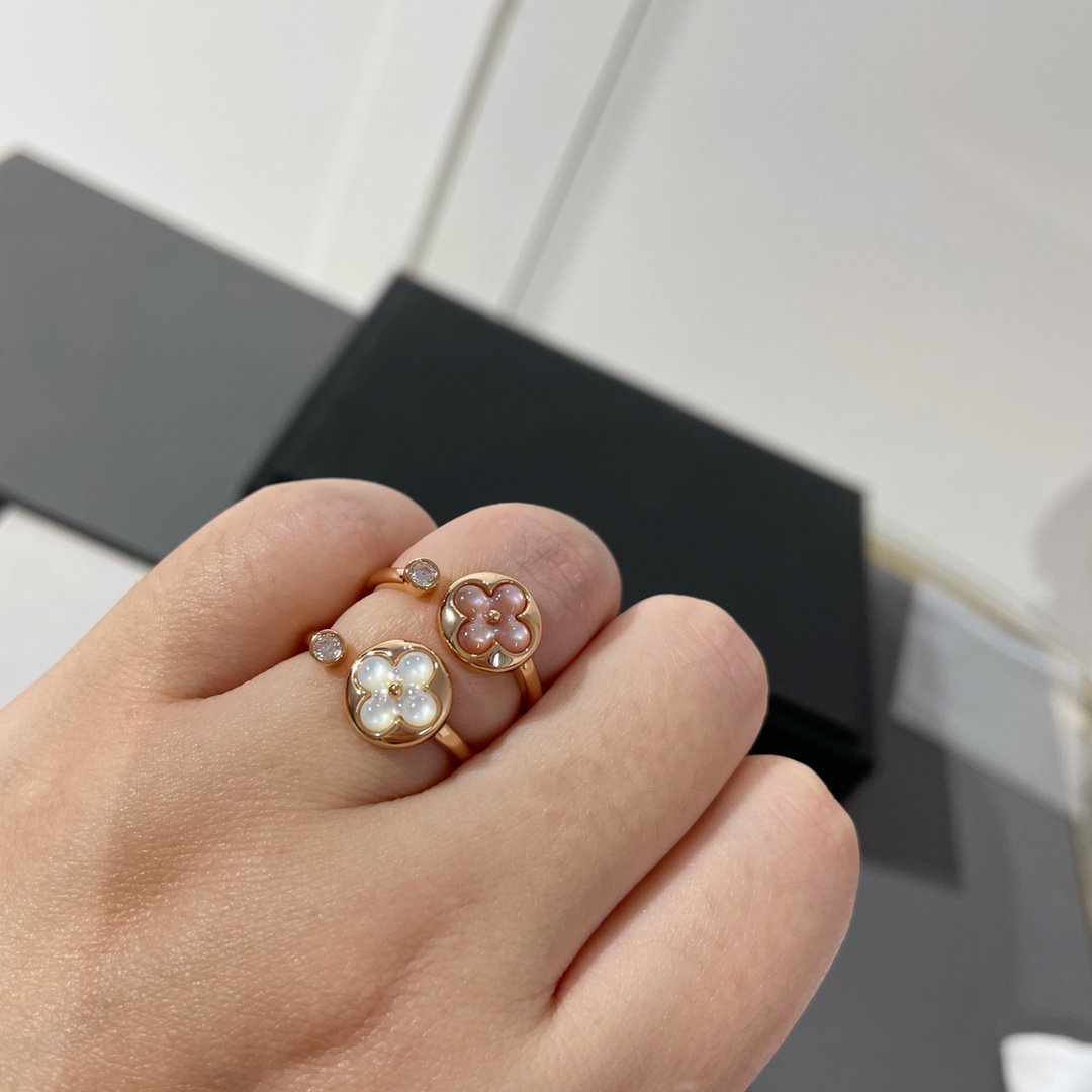 [AM]SUN 1 DIAMOND PINK MOP RING