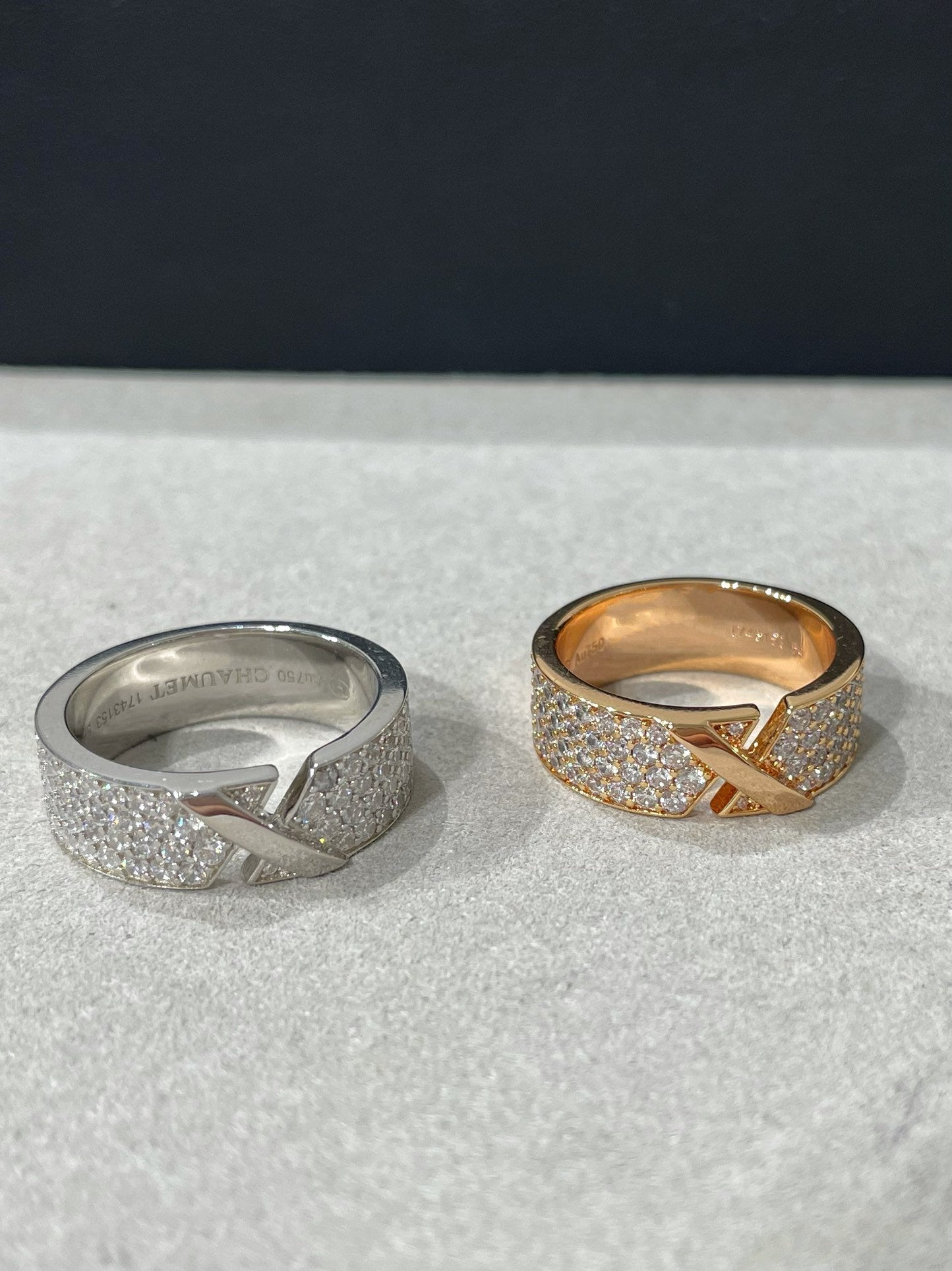 [AM]LIENS EVIDENCE  DIAMOND PAVED RING