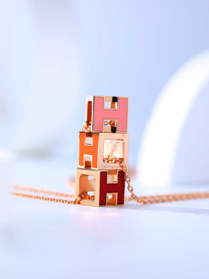 [AM]H CAGE ROSE GOLD NECKLACE