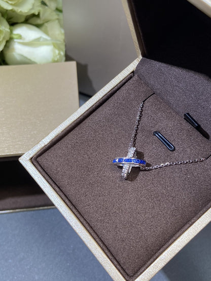 [AM]LIENS DIAMOND SILVER NECKLACE