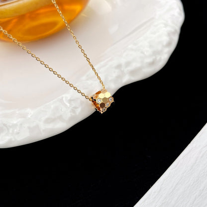 [AM]BEE MINI PEDANT DIAMOND NECKLACE
