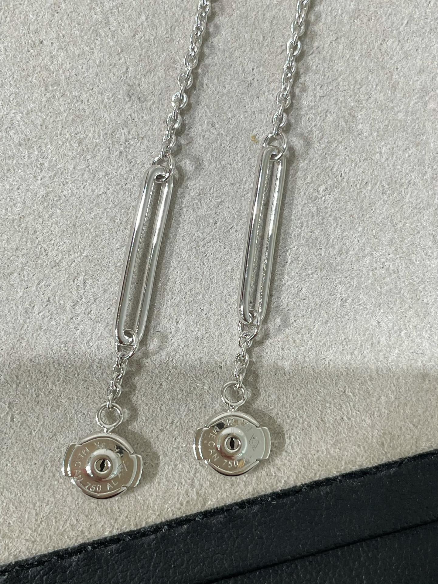 [AM]CHAINE CHAOS DIAMOND DROP EARRINGS