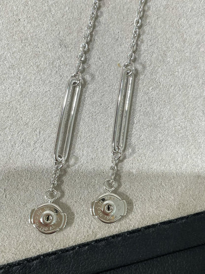 [AM]CHAINE CHAOS DIAMOND DROP EARRINGS