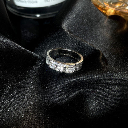 [AM]KELLY SILVER DIAMOND RING