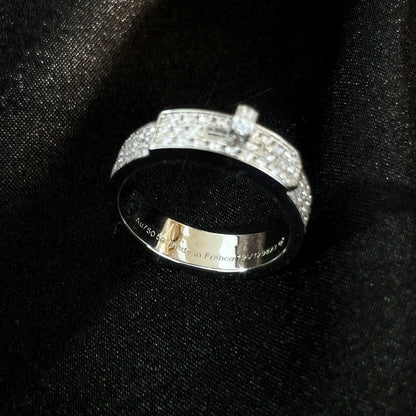 [AM]KELLY SILVER DIAMOND RING