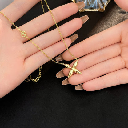 [AM]LOUISETTE GOLD NECKLACE